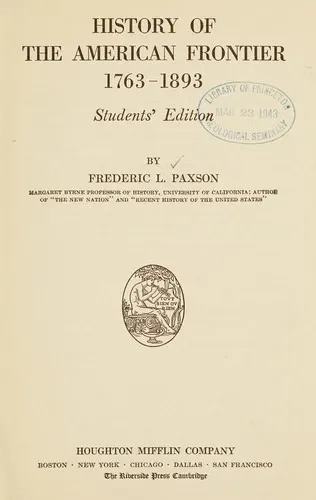A History of the American Frontier の書影