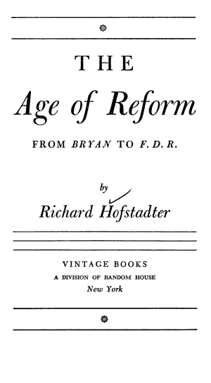 The Age of Reform の書影